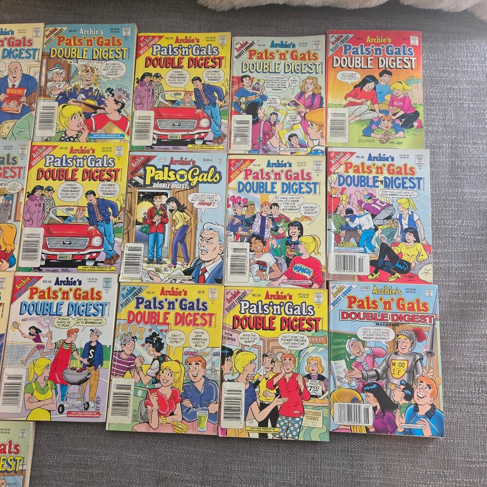Huge Vintage Archie’s Pals ’N’ Gals Double Digest Comic Book Lot of 25 with #1 - Picture 4 of 8